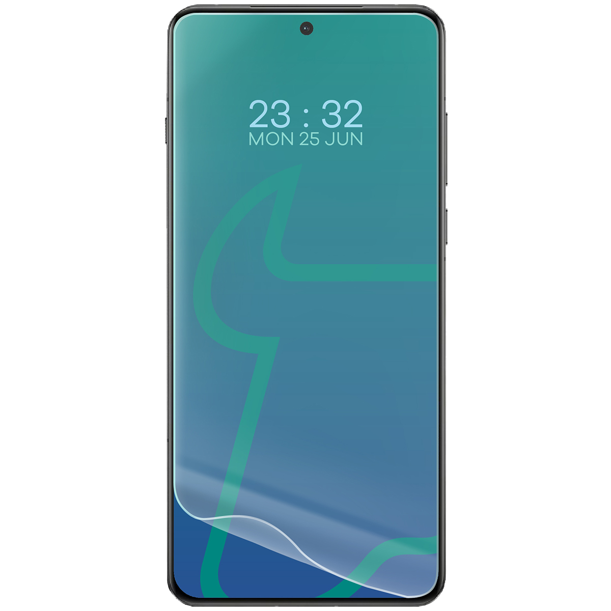 Przejrzystość folii hydrożelowej Bizon Film Hydrogel Front Duo